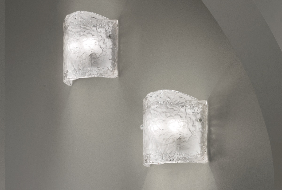 wall light Orseolo in clear crystal